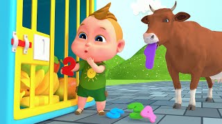 Animal Dance Song  Farm Animals Cartoon for Kids  Super Sumo Nursery Rhymes amp Kid Song [upl. by Brocky898]