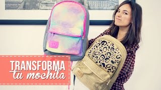 Transforma tu mochila rápido y fácil [upl. by Derdlim931]