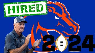 Does Boise State’s new OC hire guarantee them a spot in the 2024 CFP [upl. by Enogitna330]