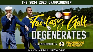 THE 2024 ZOZO CHAMPIONSHIP Fantasy Golf Picks amp Plays  Fantasy Golf Degenerates [upl. by Leasim225]