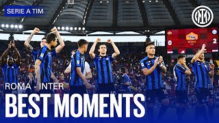 ROMA 02 INTER  BEST MOMENTS  PITCHSIDE HIGHLIGHTS 👀⚫🔵 [upl. by Lamiv]