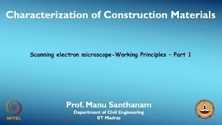 Scanning electron microscope Part 2 Working Principles  Part 1 [upl. by Elie]