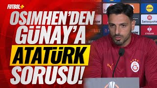 Osimhenden Günaya Atatürk sorusu Galatasaray [upl. by Nicholson]