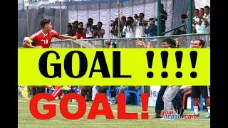 GOALGOALGOAL  Bimal Gharti Magars Goal Against Bangladesh [upl. by Ammej]