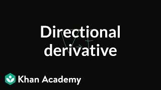 Directional derivative [upl. by Nnylsoj]