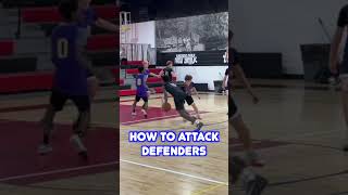 How To Attack A Defender In Basketball [upl. by Aleil]