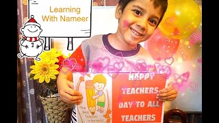 Happy Teachers Day  Meaning of Word Teacher  Nameer wishes to all the teachers [upl. by Eedyak81]