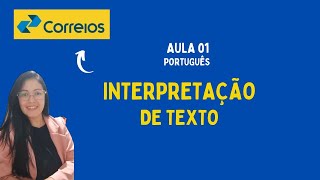 Interpretação de Texto Português para Concurso dos Correios [upl. by Gelman]