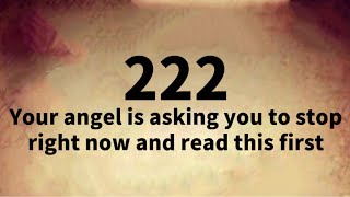 🧚222🌈Your Angel Is Asking You To Stop Right Now And Read This First🦋 [upl. by Anderea]