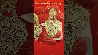 big size new gold earring design  sila jewellery design  shorts [upl. by Neelloc]