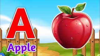 ABC Kids Learning Song A for Apple B for Ball  Kids Phonics Song  abclearningsongs [upl. by Lyda]