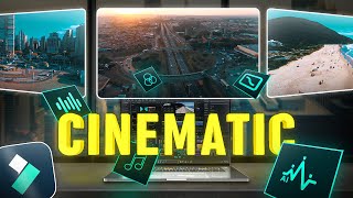 How to Edit a Cinematic Video in Filmora With AI [upl. by Coffin]