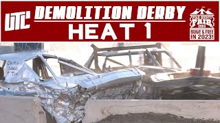 Demolition Derby Heat 1• 2023 Utah County Fair [upl. by Nordgren]