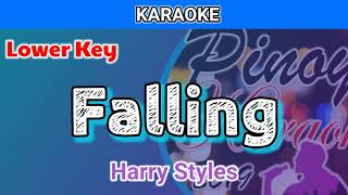 Falling by Harry Styles Karaoke  Lower Key [upl. by Crellen]