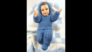 Crochet Traje Niño Jesús Chaqueta [upl. by Maharva]