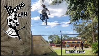 Josh Delarosa Bike Check  Bone Deth [upl. by Aerdnat143]