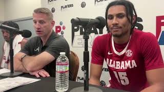 Rutgers Postgame Nate Oats Derrion Reid amp Jarin Stevenson [upl. by Isleana]