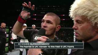 UFC 205 Khabib Nurmagomedov Octagon interview [upl. by Morgan72]