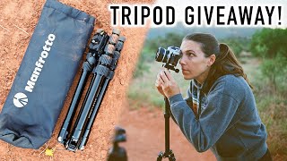 Manfrotto Tripod Giveaway amp a Film Photography Project in Sedona Arizona with Kodak UltraMax 400 [upl. by Annoif]