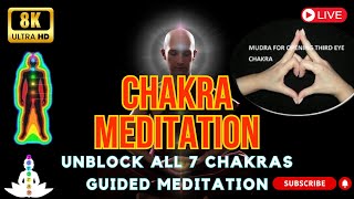 Unblock all 7 Chakras Guided Meditation II Chakra Meditation II [upl. by Seavir727]