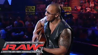 Hollywood Rock Is Leaving Sacramento The Rock Concert  Monday Night RAW [upl. by Merriman618]