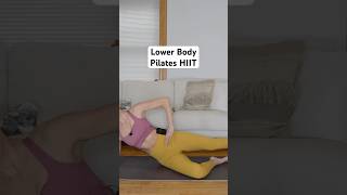 30min lower body Pilates hiit workout pilateshiit pilatesathome [upl. by Danice]