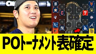 MLBプレーオフトーナメント表､確定する [upl. by Azitram]