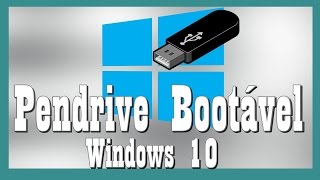 Como criar pendrive bootável do Windows 10 [upl. by Wakeen64]