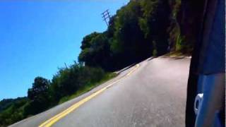 Piuma Canyon Road Malibu  Onboard Scooter [upl. by Atiuqiram]