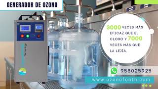 GENERADOR DE OZONO PARA EMBOTELLADORAS [upl. by Stan]