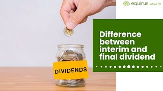 Difference between interim and final dividend [upl. by Fabri89]