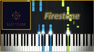 Kygo ft Conrad Sewell  Firestone Piano Cover  MIDI  SheetsMagic Hands [upl. by Elohcim]