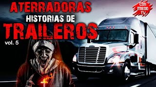 Relatos de Traileros y Camioneros  Aterradoras Experiencias en la Carretera Casos de Ultratumba V5 [upl. by Gage]