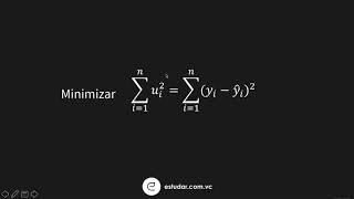 Econometria  Regressão Linear Simples  Mínimos Quadrados Ordinários [upl. by Epul368]