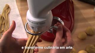 KitchenAid  Pasta Press  Acessório Stand Mixer [upl. by Arnaldo]