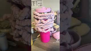 Crocheting scrunchies for 24 hours how many crochet scrunchies can I make in a day crochet vlog [upl. by Sussna]