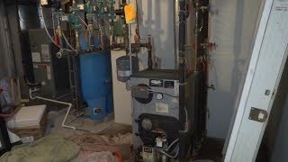 oil boiler with multiple issues fixed [upl. by Waller907]