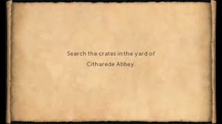 Search the crates in the yard of Citharede Abbey [upl. by Agon]