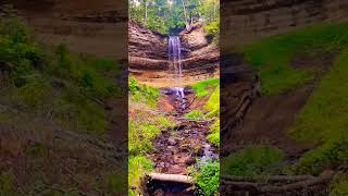 Munising Falls in Munising Michigan on 09  14  24 waterfall [upl. by Fahy701]