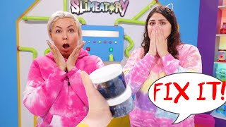 FIX THIS IMPOSSIBLE SLIME CHALLENGE Ryan and stove slime Slimeatory 669 [upl. by Grati]