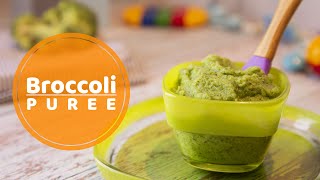 Broccoli Puree For 6 Month Old Baby  Broccoli puree recipe [upl. by Eikceb]