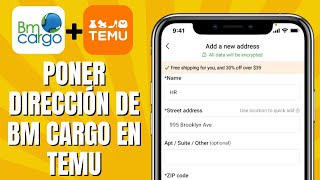 Cómo PONER Mi Dirección De Bm Cargo En TEMU [upl. by Losiram]