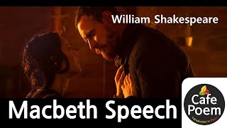 Speech Tomorrow and tomorrow and tomorrow  The Tragedy of Macbeth Famous Shakespeare plays [upl. by Monafo772]