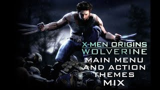 XMen Origins Wolverine Game  Main Menu and Action Music Mix [upl. by Kerrison]