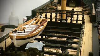 The Most Difficult Model Ship To Ever Build  184 HMS VICTORY  34ft Launch [upl. by Ahseik881]