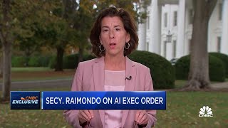 Sec Gina Raimondo The Commerce Department will play a central role in controlling AI chips [upl. by Lewin]