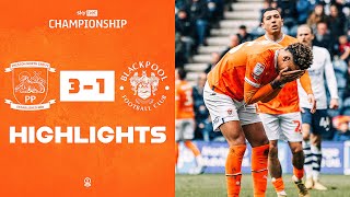 Highlights  Preston North End v Blackpool [upl. by Drarig]