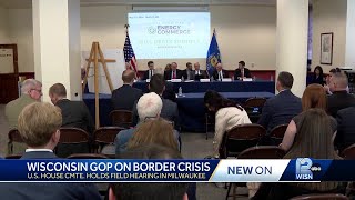 Republicans hold hearing in Milwaukee on BidenHarris border policies [upl. by Nesrac326]