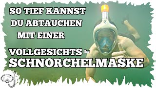 Kann man mit einer Vollgesichtsmaske tauchen Schnorcheltipps  Schnorchelmaske [upl. by Ahsemac]