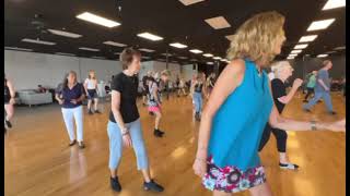 Groovy Love line dance demo linedancearizona [upl. by Irisa927]